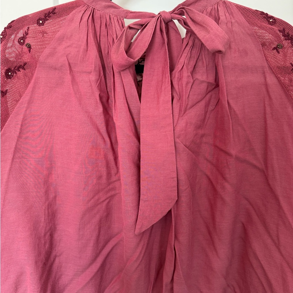 Free People Have It My Way embroidered top is a long-sleeve blouse. Size S. - Picture 9 of 9